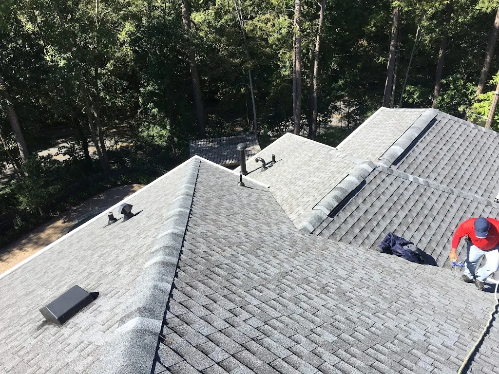 Topping out — Finishing the ridge on a completed install