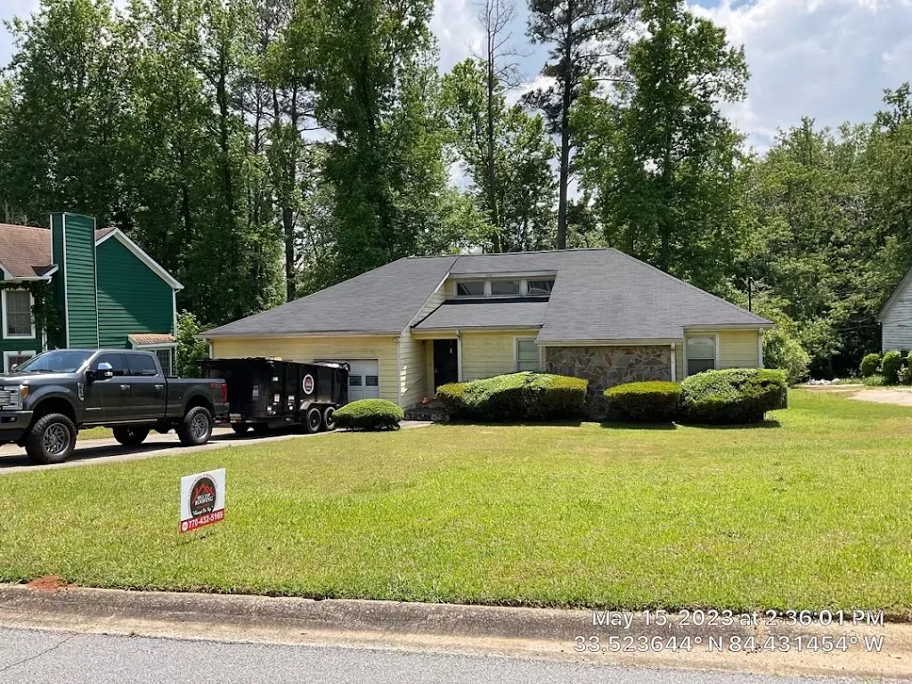 Job site, signed — One address, one phone number, on every job